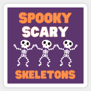 Spooky Scary Skeletons Sticker